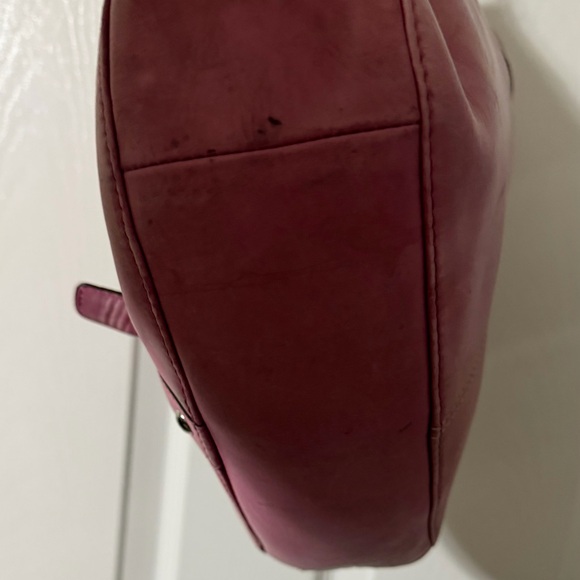 Leather Crossbody Bag in Dusty Rose - Picture 5 of 11